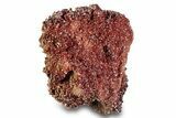 Glittering, Ruby Red Vanadinite Crystals on Barite - Morocco #278229-1